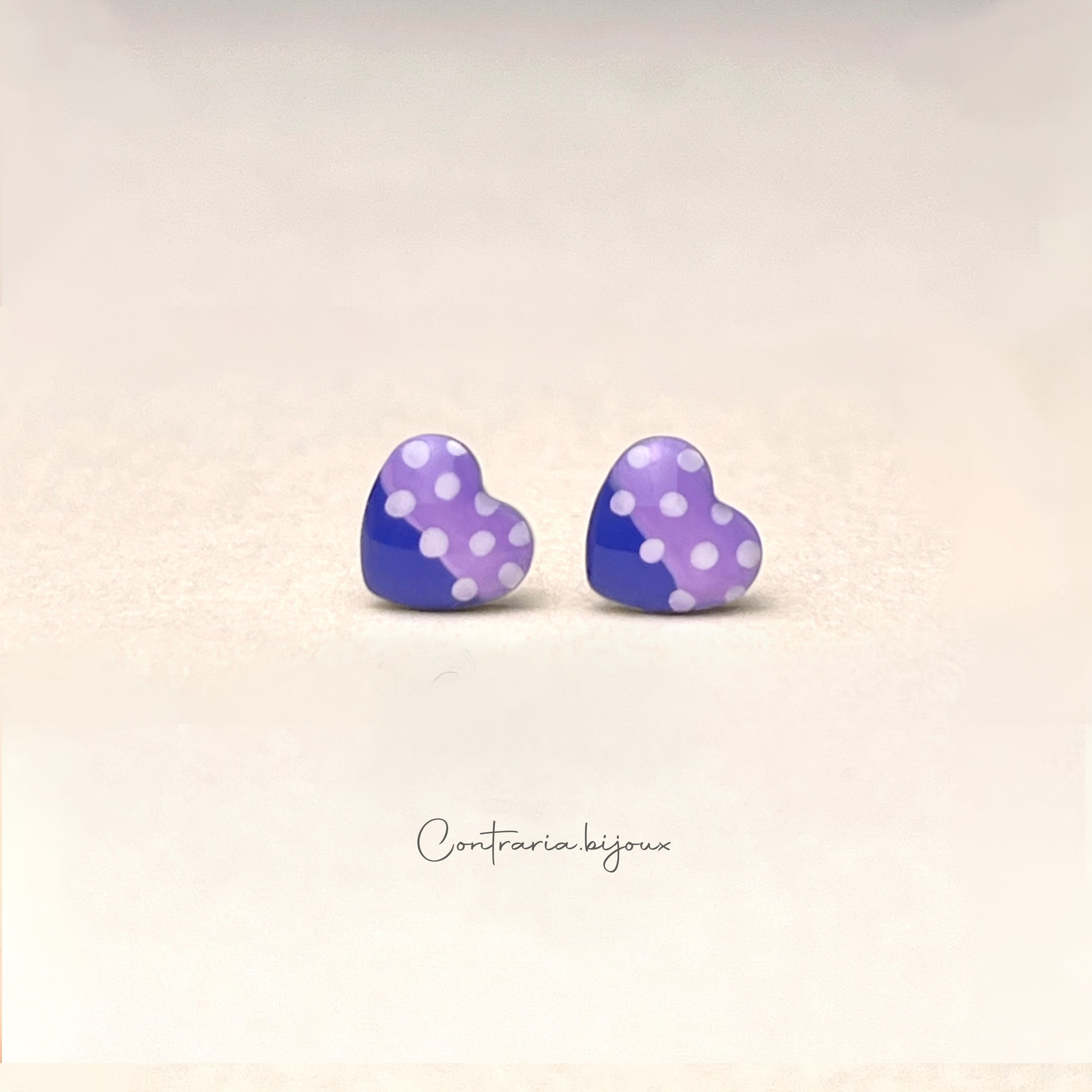 Orecchini cuori / cuore - ContrariaBijoux