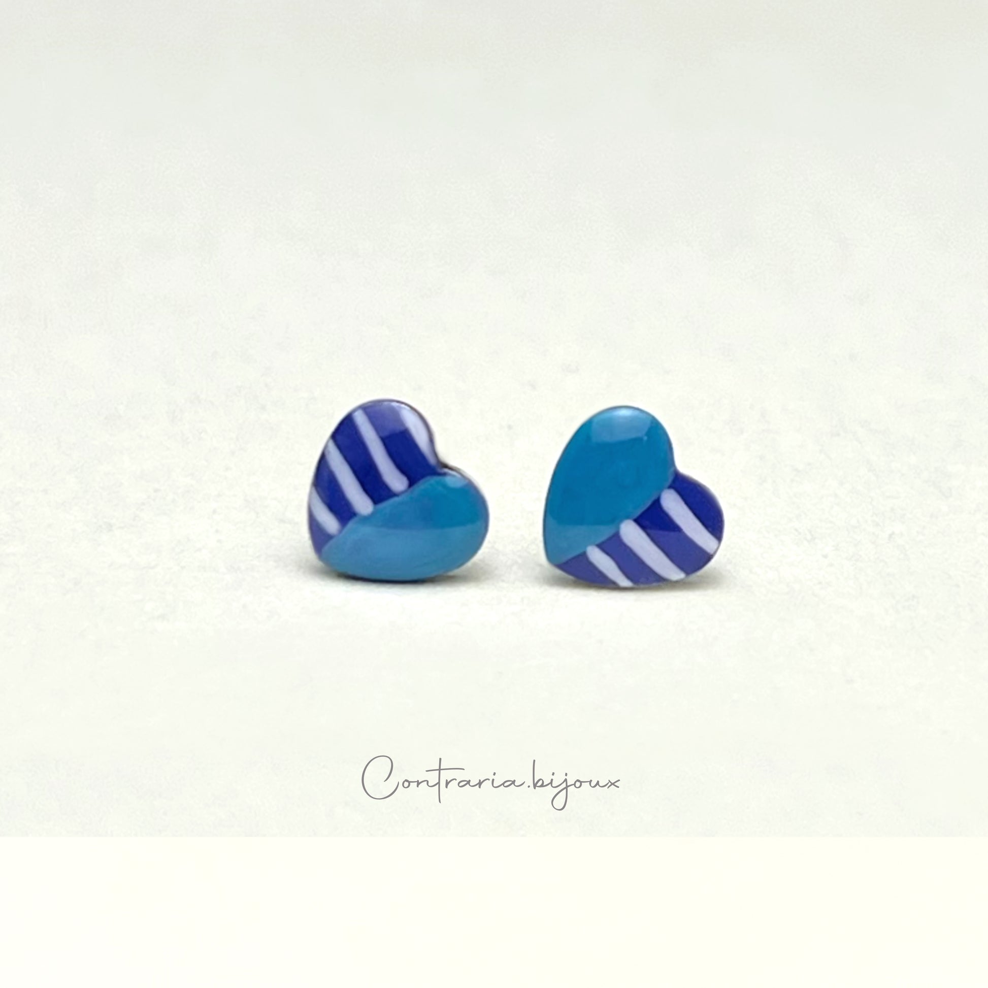 Orecchini cuori / cuore - ContrariaBijoux