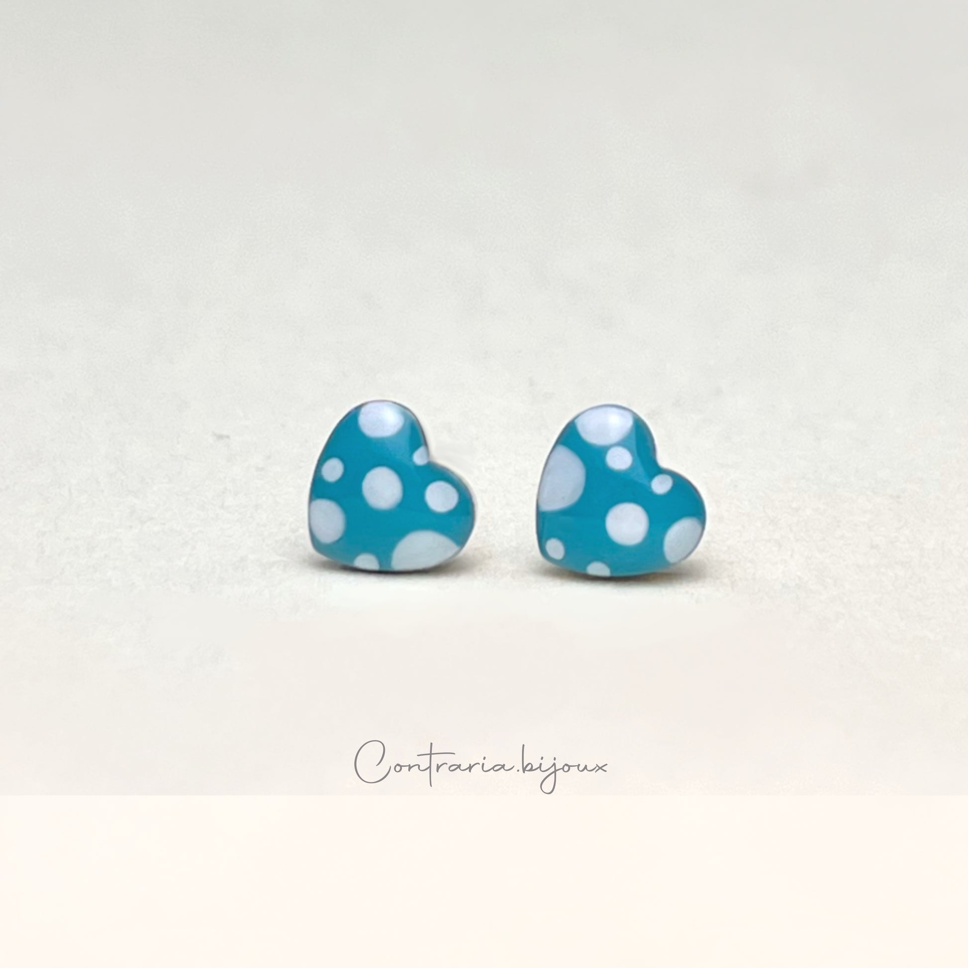Orecchini cuori / cuore - ContrariaBijoux