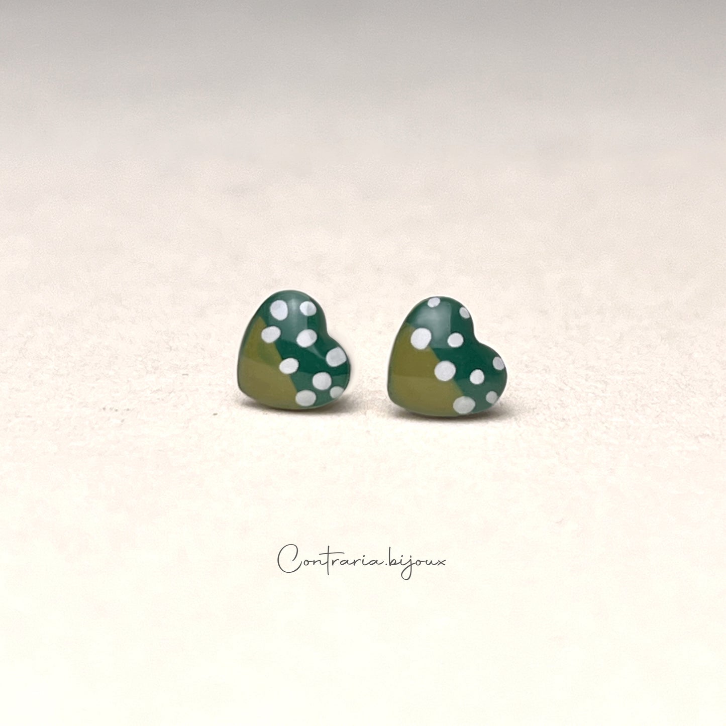 Orecchini cuori / cuore - ContrariaBijoux