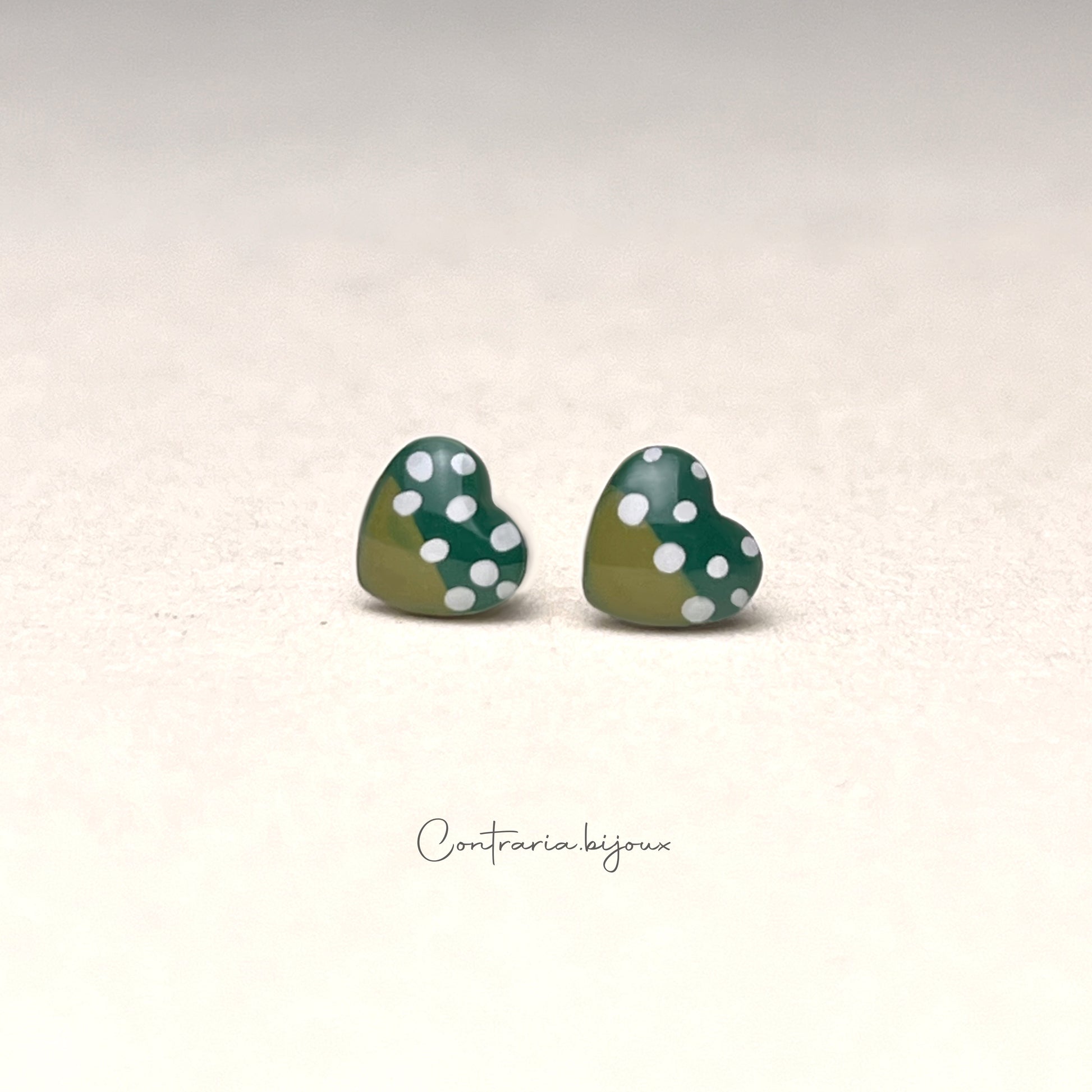 Orecchini cuori / cuore - ContrariaBijoux