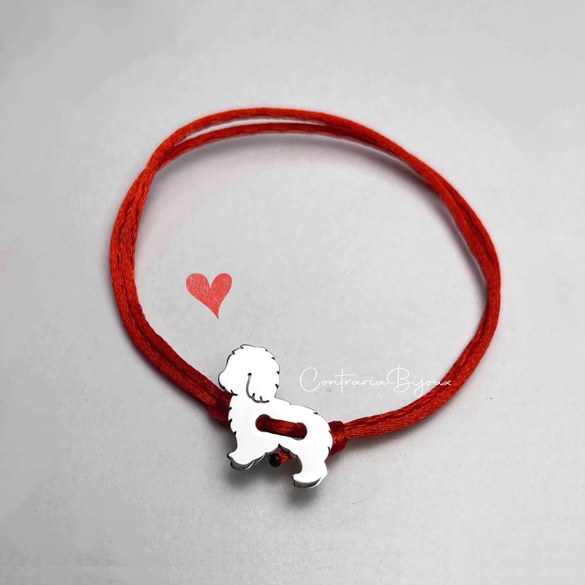 Bracciale cane Barboncino - ContrariaBijoux