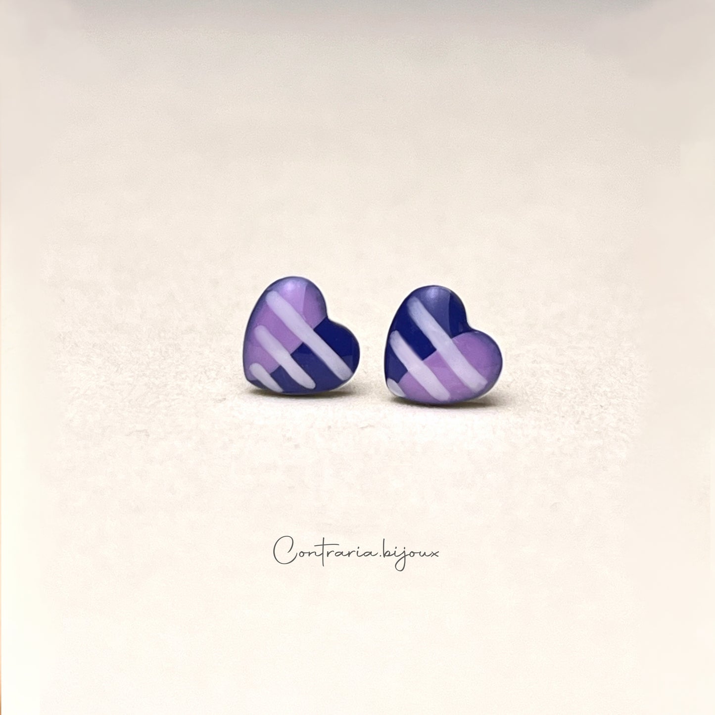 Orecchini cuori / cuore - ContrariaBijoux