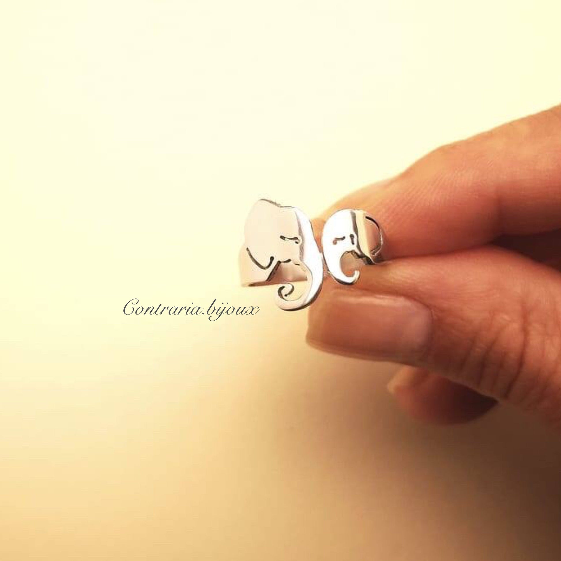 Anello Elefante innamorato - ContrariaBijoux
