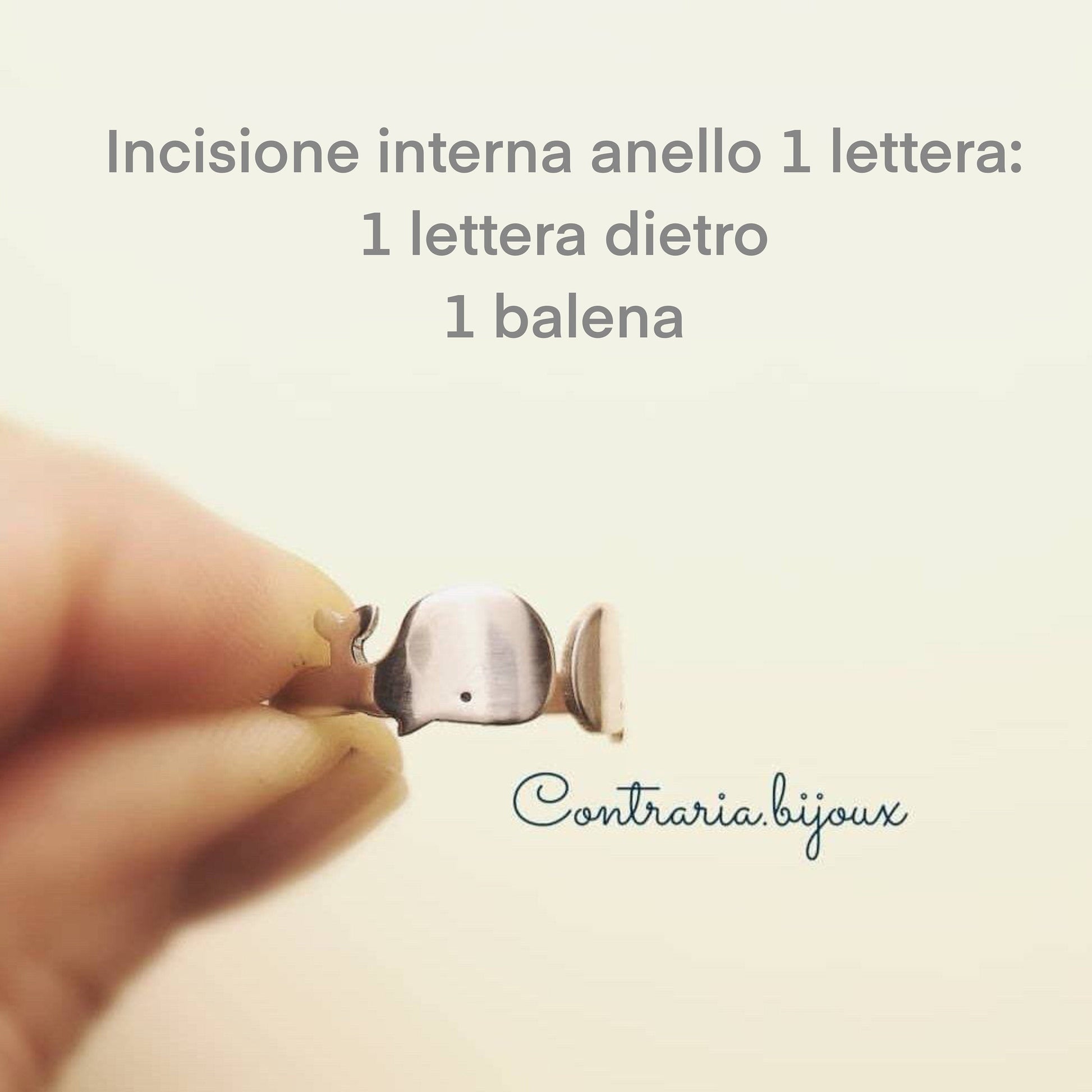 Anello Balene - ContrariaBijoux