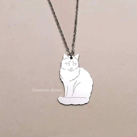 Collana Gatto seduto - ContrariaBijoux