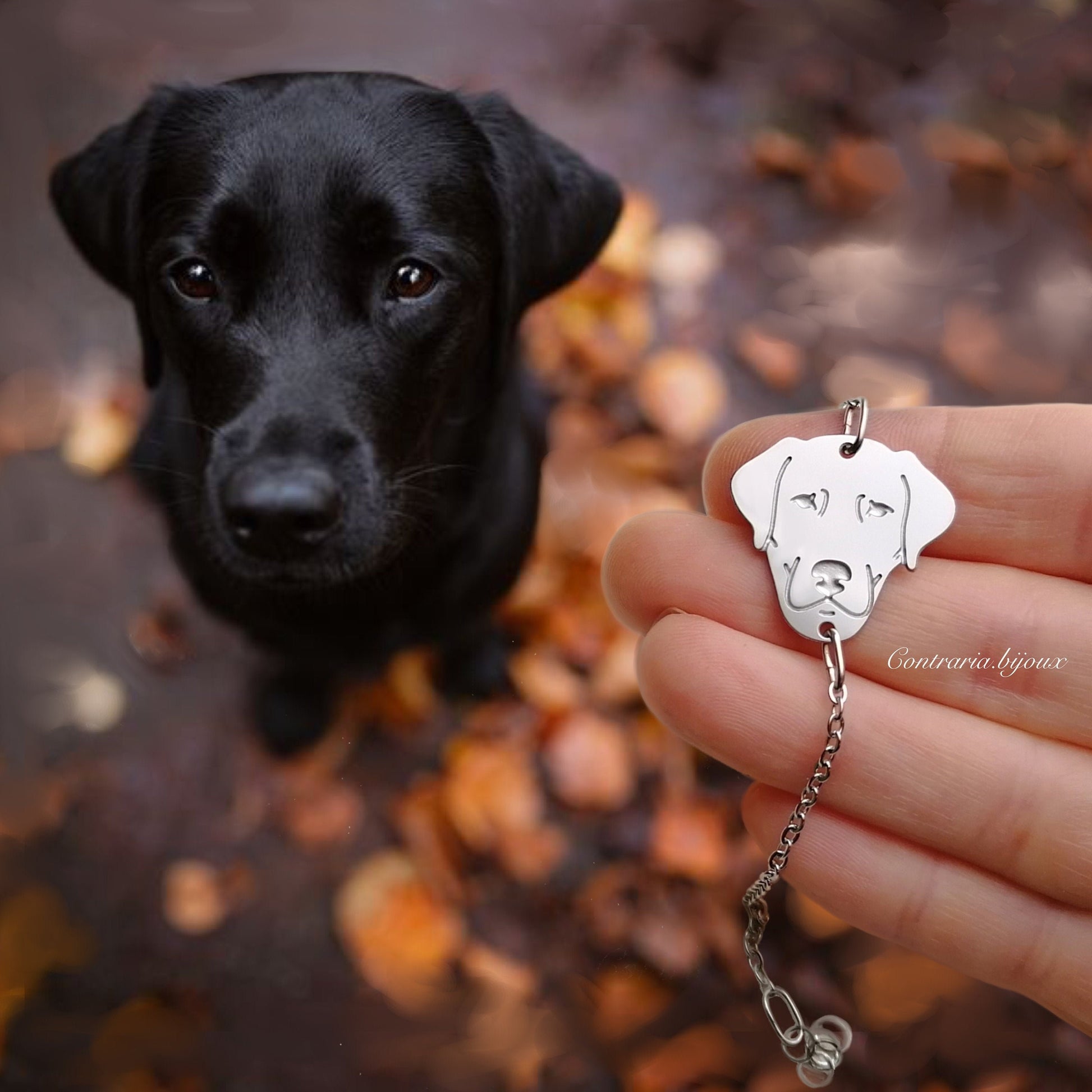 Bracciale cane Labrador - ContrariaBijoux